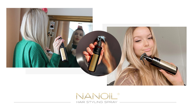 hair styling spray nanoil