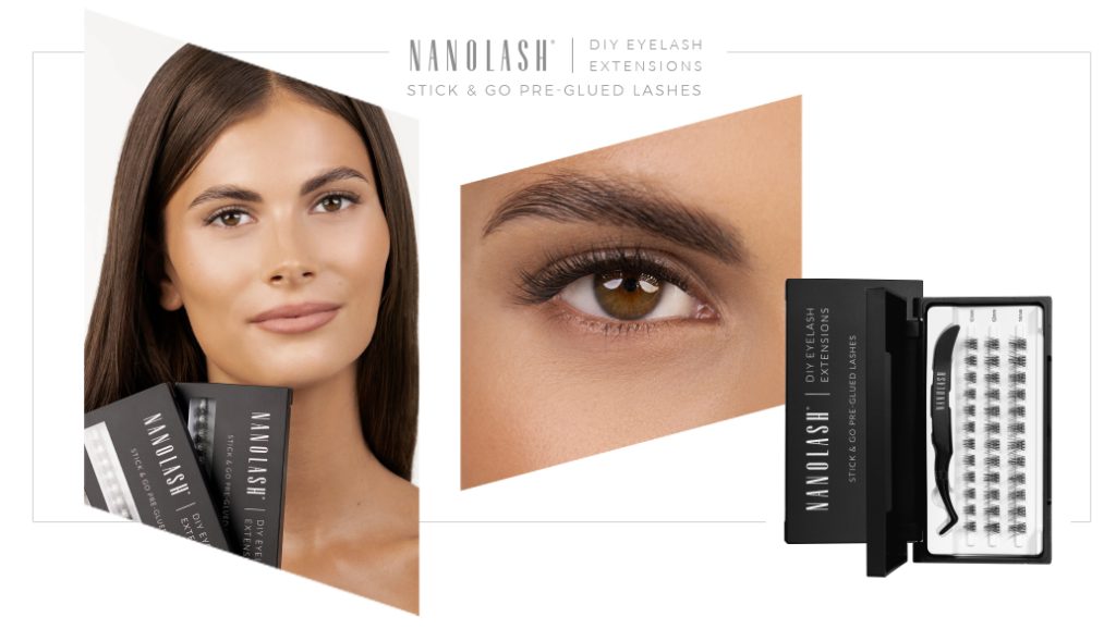 Cluster lashes for self application (DIY) - Pre-Glued nanolash